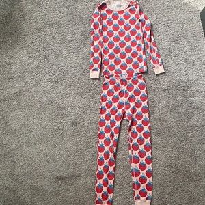 Hanna Andersson 2 piece long pajamas size 8.